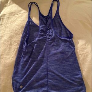 lululemon Blue Workout Shirt
